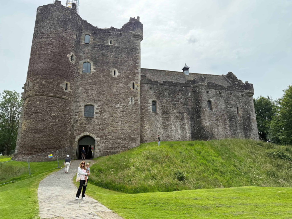 Duone Castle made for a great family friendly activity in Scotland