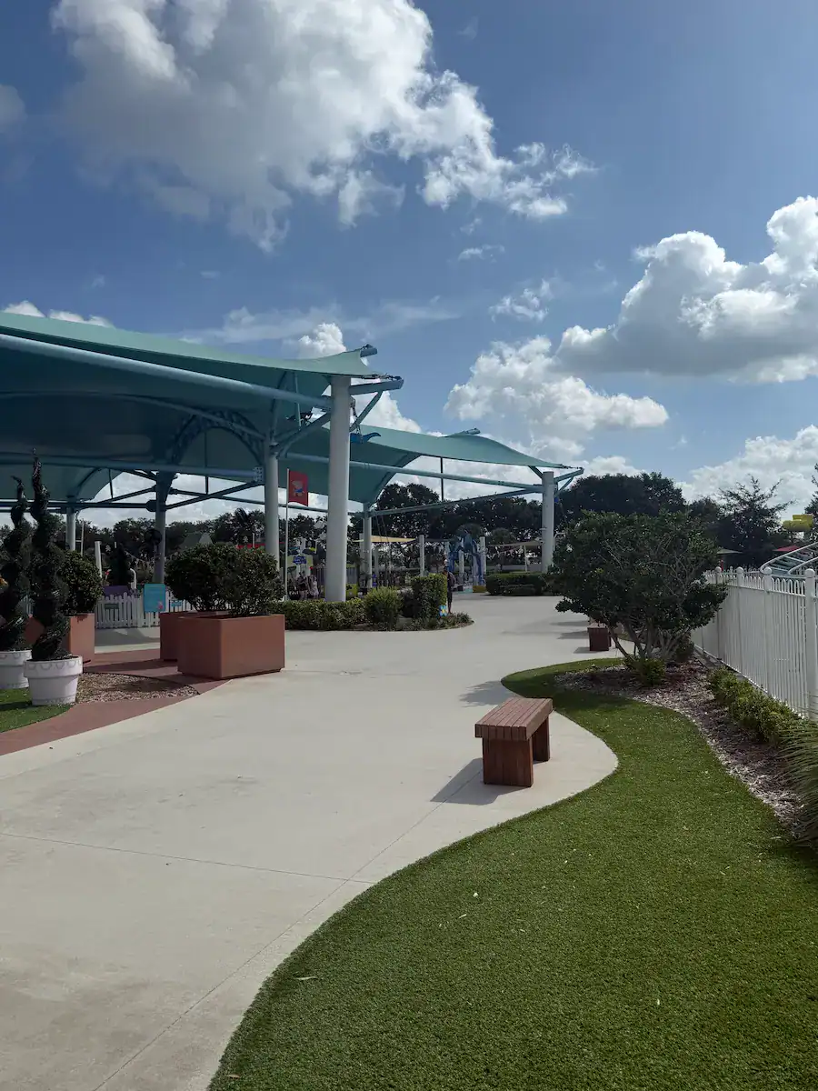 A view of part of Peppa Pig World